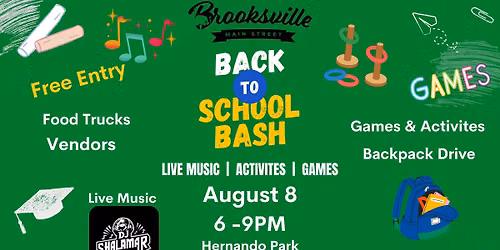 Back to School Bash- August 2026