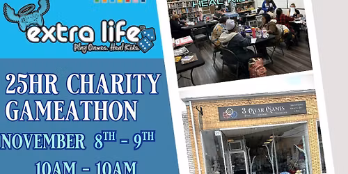 \ud83d\udc9924-Hour Charity Gameathon for Extra Life 2025