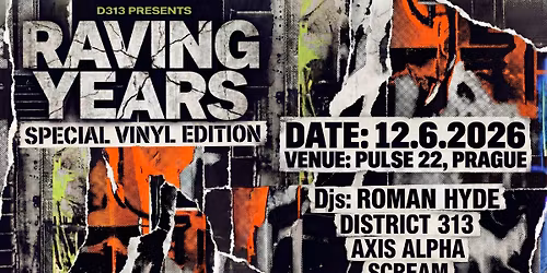 RAVING YEARS \u25cf Vinyl Edition w\/ Roman Hyde