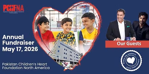 Annual Fundraiser 2026 for PCHFNA - Waqar Younis & Ahad Raza Mir