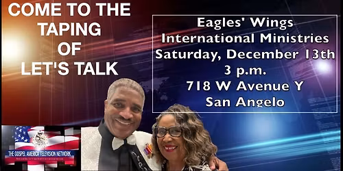 Taping of the television talk show Let's Talk