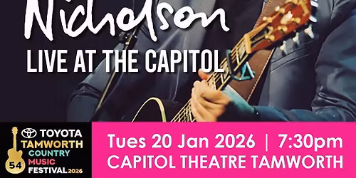 Shane Nicholson - Live at the Capitol @ TCMF26