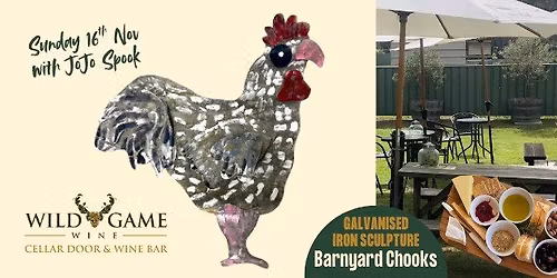 Wine & Art Workshop - Barnyard Chooks with JoJo Spook