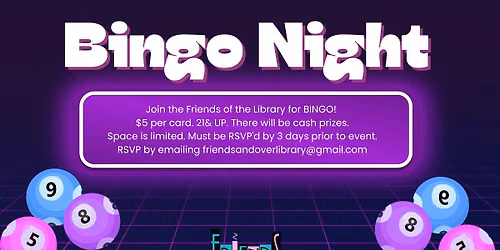 Friends of the Library Bingo