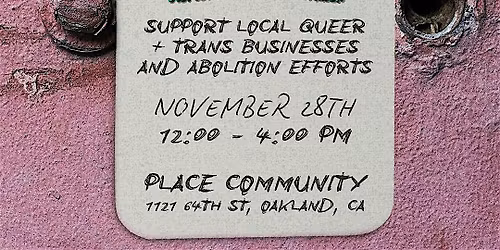 F#CK Black Friday | Queer & Trans Abolitionist Market (40+ Vendors)