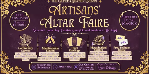 Artisans' Altar Faire \u2727 Metaphysical Market & Experience