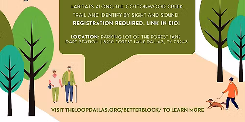 Cottonwood Creek Trail Guided Bird Walk