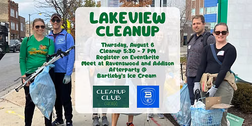 Lakeview Cleanup + Ice Cream Party!