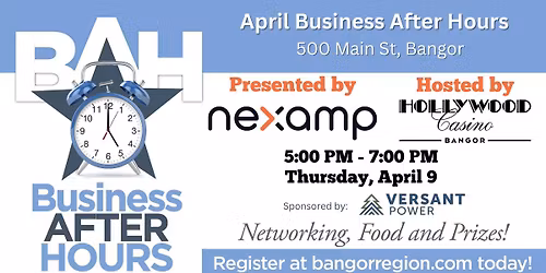 April Business After Hours Presented by Nexamp, Hosted by Hollywood Casino Hotel & Raceway