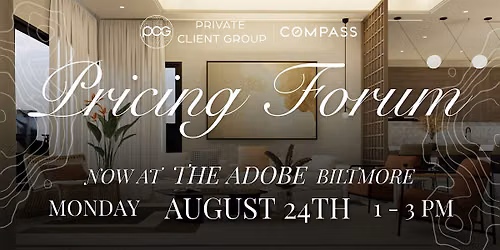 Pricing Forum | ADOBE Biltmore