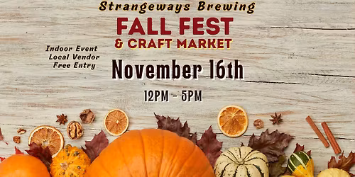 Fall Fest & Craft Market at Strangeways