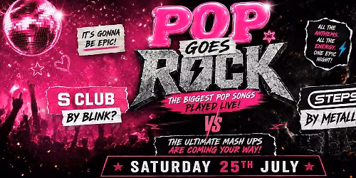 Pop Goes Rock - Live Band - Free Entry - MK11 Kiln Farm - 25.07.26