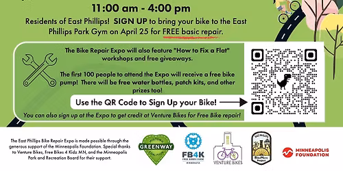 East Phillips Bike Repair Expo