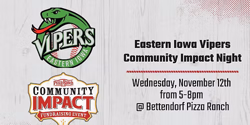 Eastern Iowa Vipers Community Impact Night
