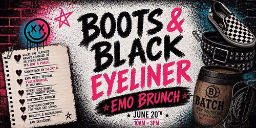 Boots & Black Eyeliner: Emo Brunch