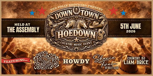 The Folly Brothers' Downtown Hoedown 5 Jun 26 -The Assembly, Leamington Spa