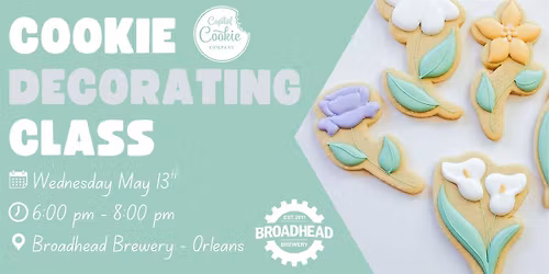Frosted Florals Cookie Decorating Class