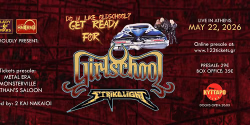 GIRLSCHOOL \u2013 STRIKELIGHT  LIVE @ KYTTARO 22\/5\/26  