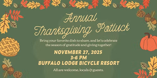 Thanksgiving Potluck at the Buffalo Lodge