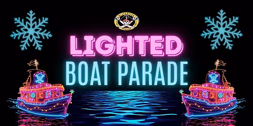Holiday Lighted Boat Parade hosted by the Blackwater Pyrates