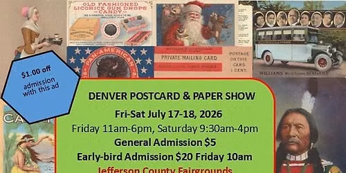 Denver Postcard & Paper Show