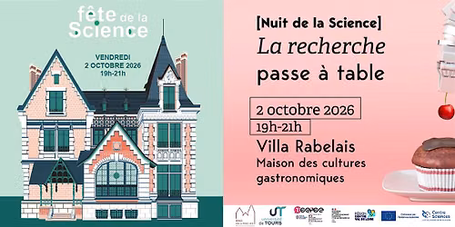 [Nuit de la science] Ap\u00e9ro Sciences \u00e0 la Villa Rabelais
