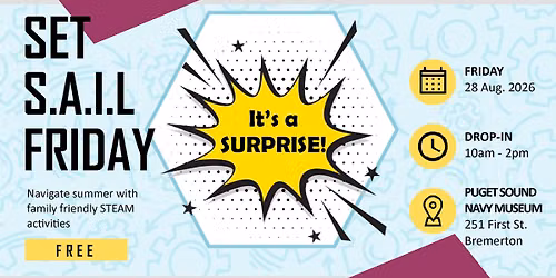 Set S.A.I.L. Friday -- It's A Surprise!