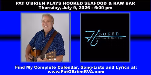 Pat O'Brien Returns to Hooked Seafood and Raw Bar