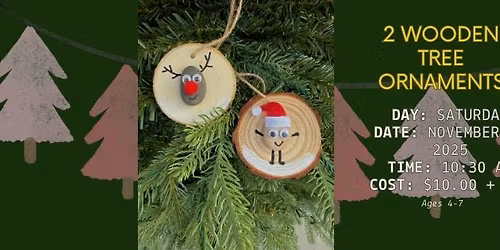 \ud83c\udf84 Rustic Ornament Making