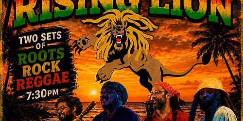ROOTS, ROCK, REGGAE ft. Rising Lion | Cage Brewing, St. Pete, FL | 7:30pm