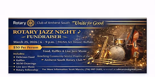 Amherst South Rotary Club's Jazz Night Fundraiser