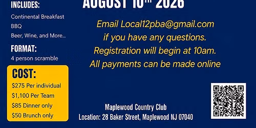 South Orange PBA Local 12 Golf Outing