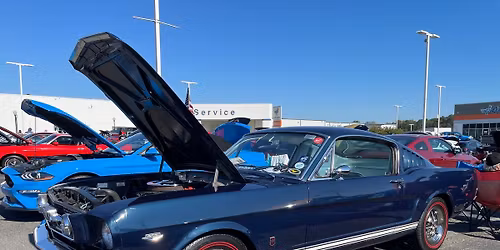 Toy Drive donation at the Mustang Owners' Museum