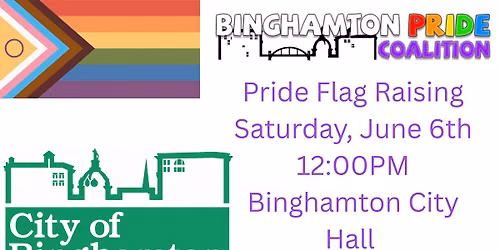 Binghamton Pride Flag Raising — Binghamton City Hall