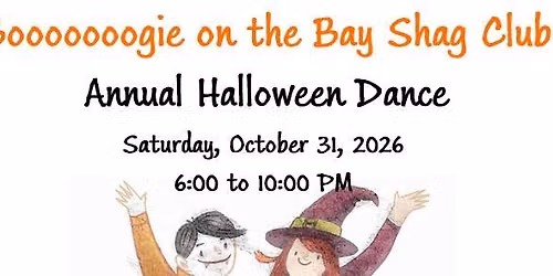 TICKETS NOW AVAILABLE - Boooogie on the Bay Shag Club's Annual Halloween Dance