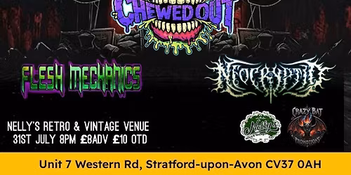 Alternative metal night Chewed Out\/Flesh Mechanics\/neo crypted 