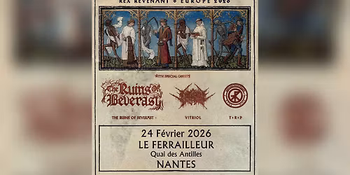 B\u00f6lzer + The Ruins Of Beverast + Vitriol + Trepaneringsritualen- Nantes