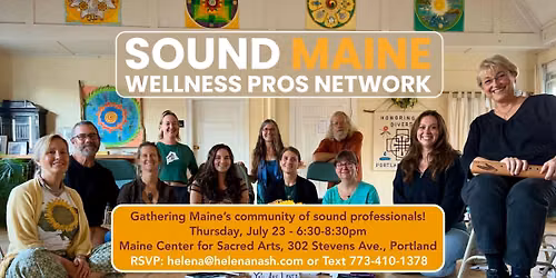 Sound Maine - Wellness Pros Network - In-Person Gathering