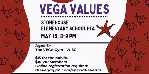 VEGA Values WISC - Open Gym for Stonehouse PTA