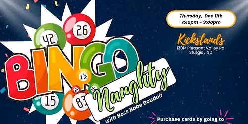 Naughty Christmas Bingo + Ugly Sweater Competition