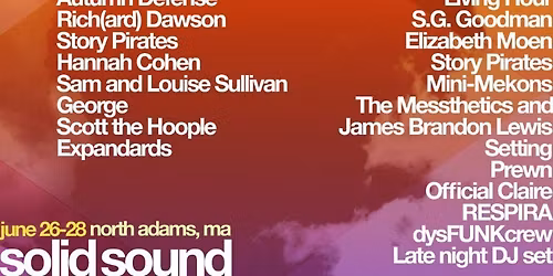 Solid Sound Festival: Wilco  Billy Bragg  The Breeders & Ryan Davis and The Roadhouse Band - 3 Day Pass