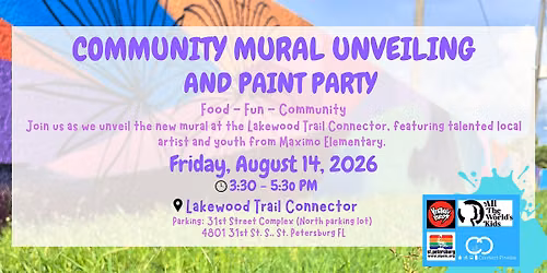Community Mural Unveiling and Paint Party