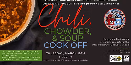 Chili, Chowder & Soup Cookoff
