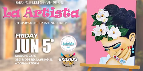 La Artista Painting Night at Kdulche Cafe