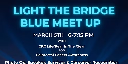 LIGHT THE BRIDGE BLUE MEET UP