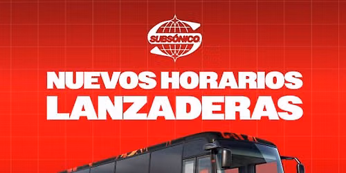 Bus Lanzadera Subs\u00f3nico, Madrid 2026