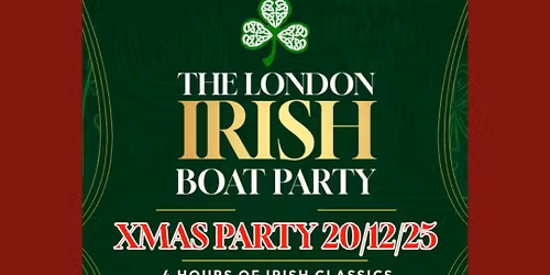 The London Irish Christmas Boat Party 