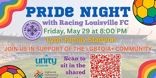Pride Night with Racing Louisville FC