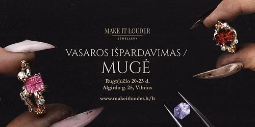 I\u0161pardavimas MAKE IT LOUDER JEWELLERY Vilniuje 