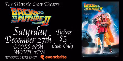 BACK TO THE FUTURE PART 2 FILM SCREENING